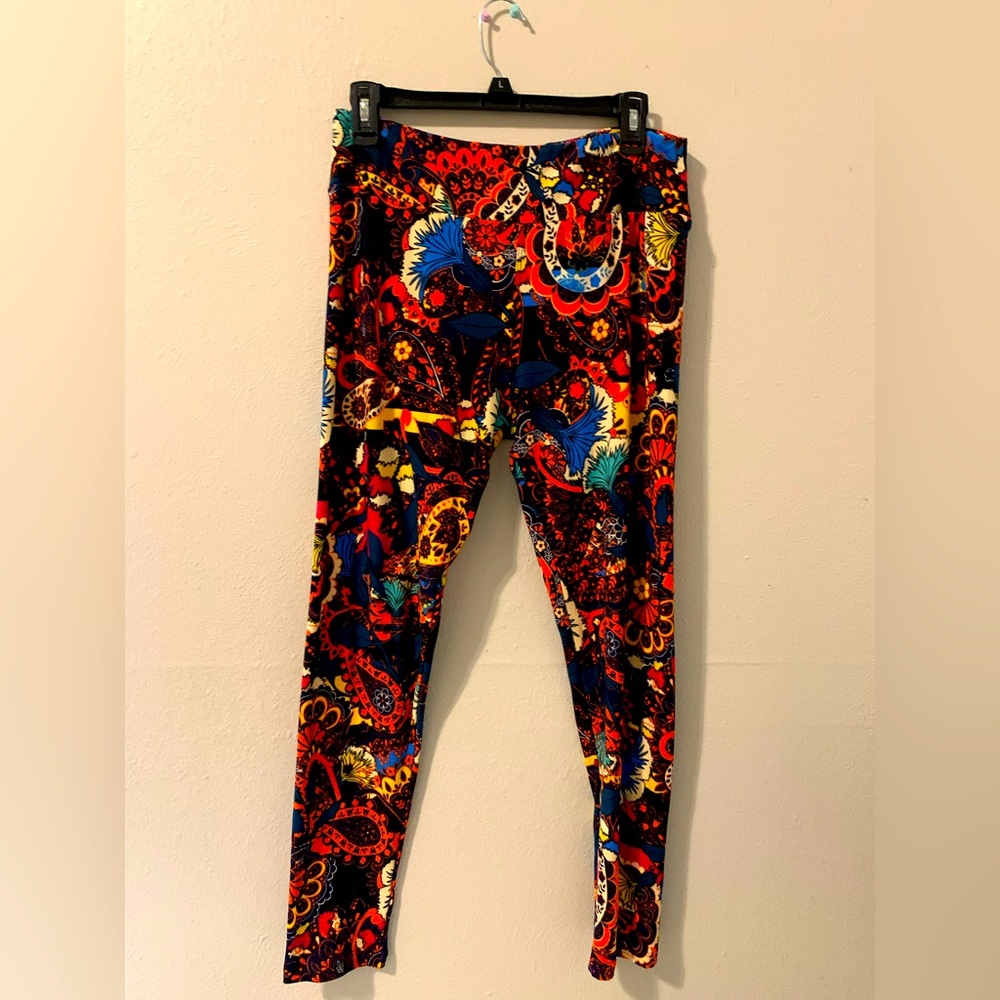 Lularoe multi colored Boho leggings